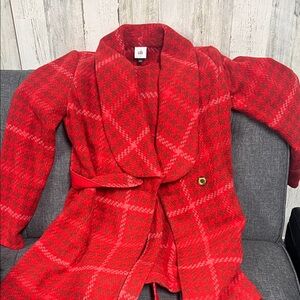 CAbi Red Houndstooth Jacket